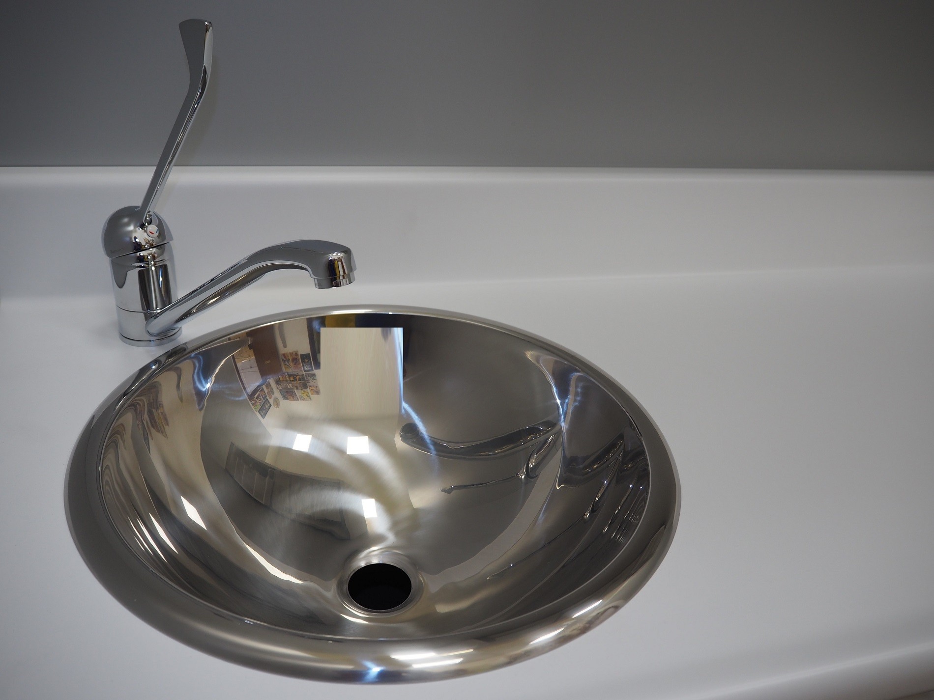 Lavabo  / Grifo Medical de acero inox.