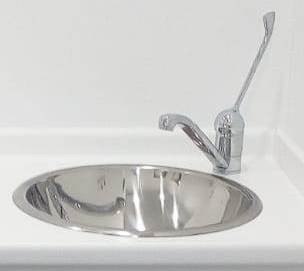 Lavabo  / Grifo Medical de acero inox.