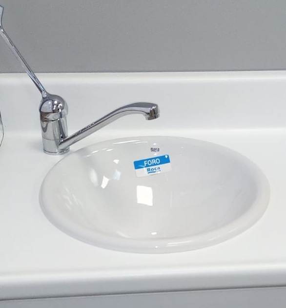 Lavabo  / Grifo Medical de acero inox.
